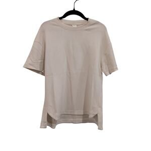 Women's Sandwash Short Sleeve T-Shirt Cream Size XS